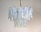 Vintage Italian Murano Rondini Chandelier with Opalino Glass from Mazzega, 1990s, Image 6