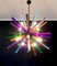 Mariangela Model Crystal Prism Sputnik Ceiling Light by Multicolor Glasses, 1990s 6