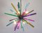 Mariangela Model Crystal Prism Sputnik Ceiling Light by Multicolor Glasses, 1990s 9