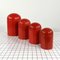 Red Domed Containers by Anna Castelli for Kartell, 1970s, Set of 4, Image 4