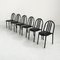 N. 222 Dining Chairs attributed to Robert Mallet-Stevens for Pallucco, 1980s, Set of 6 2