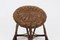 Vintage Rattan Stool, 1970s 2