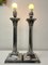 Edwardian Corinthian Neoclassical Table Lamps Nickeled Brass, 1930s, Set of 2, Image 29