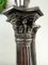 Lámparas de mesa neoclásicas corintias eduardianas de latón niquelado, años 30. Juego de 2, Imagen 10