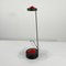 Lampe de Bureau Postmoderne Noire et Rouge, 1980s 3