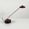 Postmodern Black & Red Desk Lamp, 1980s, Image 1