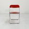 Red Plia Folding Chair by Giancarlo Piretti for Anonima Castelli, 1970s, Image 3