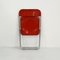 Chaise Pliante Plia Rouge par Giancarlo Piretti pour Anonima Castelli, 1970s 7