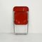 Red Plia Folding Chair by Giancarlo Piretti for Anonima Castelli, 1970s, Image 7
