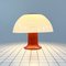 Orange Mushroom Tischlampe, 1970er 3