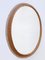 Mid-Century Modern Rattan Oval Wall Mirror Germany, 1960s 2