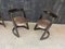 Lacquered Wood Chairs & Steel attributed to Mario Sabot, 1970s, Set of 6 1