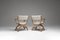 Chairs in Oak attributed to Henning Kjærnulf, Denmark, 1960s, Set of 2, Image 3