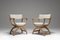 Chairs in Oak attributed to Henning Kjærnulf, Denmark, 1960s, Set of 2 5