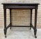 Mid-Century Modern French Wooden Table with Wheels, 1960s 2