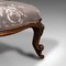 Englischer Salonstuhl aus Nussholz mit Knopfleiste, 1840er 11