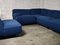 Vico Magistretti zugeschriebenes modulares Fiandra Sofa für Cassina, 1970er, 5er Set 7