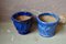 Blue Ceramic Planters, Set of 2, Image 3