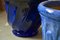 Blue Ceramic Planters, Set of 2 9