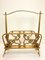 Brass Magazine Rack with Dolphins from Maison Jansen, France, 1950s 3