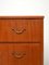 Vintage Chest of Drawers with Golden Handles, 1960s 6
