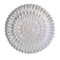 Large Scandinavian Clear Crystall Glass Round Flush Mount, 1960s, Image 2