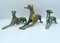 Greyhounds or Whippets in Brass, 1960s, Set of 3, Image 9