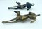 Greyhounds or Whippets in Brass, 1960s, Set of 3 4
