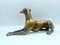 Greyhounds or Whippets in Brass, 1960s, Set of 3 2