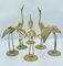 Brass Cranes, 1960s, Set of 6, Image 1