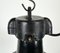 Industrial Black Enamel Factory Lamp with Cast Iron Top, 1960s 4