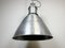 Lámpara colgante industrial grande de aluminio de Elektrosvit, años 60, Imagen 11