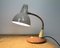Lámpara de mesa industrial vintage de cuello de ganso, años 60, Imagen 15
