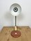 Lámpara de mesa industrial vintage de cuello de ganso, años 60, Imagen 8