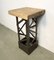 Industrial Riveted Side Table, 1960s 4