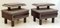 Scandinavian Bedside Tables in Rosewood and Wool, 1960s, Set of 2 9