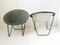 French Lounge Chairs in Steel and Canvas, 1950s, Set of 2 5