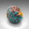 Small Vintage Chinese Enamelled Ornament Cloisonne Decorative Egg, 1970, Image 9