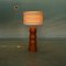 Sculptural Walnut Table Lamp, 1960s 12