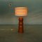 Sculptural Walnut Table Lamp, 1960s, Image 12