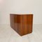 Brutalist Walnut Chest of Drawers, Italy, 1980s, Image 8