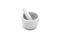 White Marble Mortars with Pestles by Fiammettav Home Collection, Set of 2 3