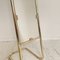 Italian Brass Floor Mirror, 1970s 3