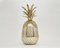 Ananas in ottone placcato in argento, anni '60, Immagine 1