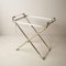 Cart in Worked Glass and Brass with Removable Tray by Barovier & Toso, 1950s 3