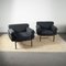 Tubular Metal Structure & Fabric LC2 Lounge Chairs by Le Corbusier, 1970s, Set of 2, Image 6