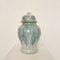 Chinesische Glasierte Vase mit Deckel, 1940er 4