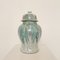 Chinese Glazed Vase with Lid, 1940s 2