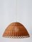 Mid-Century Modern Scandinavian Rattan Pendant Lamp, 1960s 2