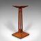 English Oak Statue Stand 1